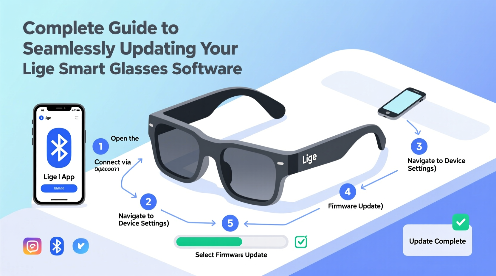 a complete guide to seamlessly updating your lige smart glasses software