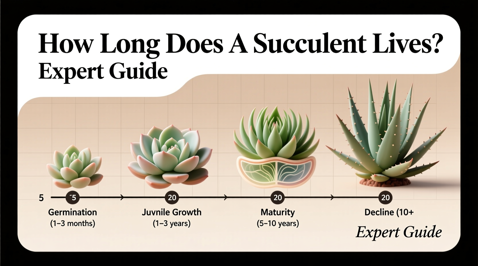 how long does a succulent live