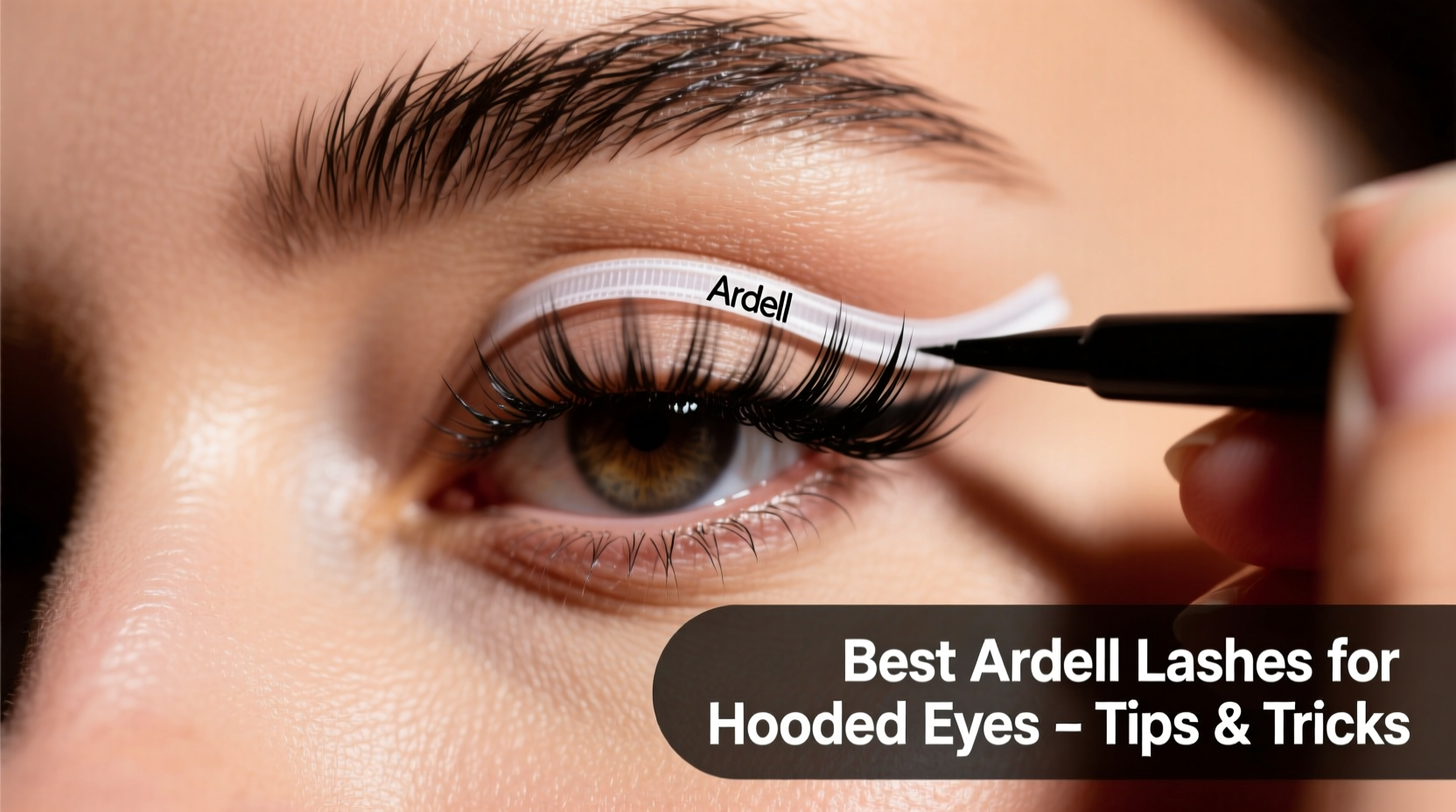 how to choose the best ardell lashes for hooded eyes