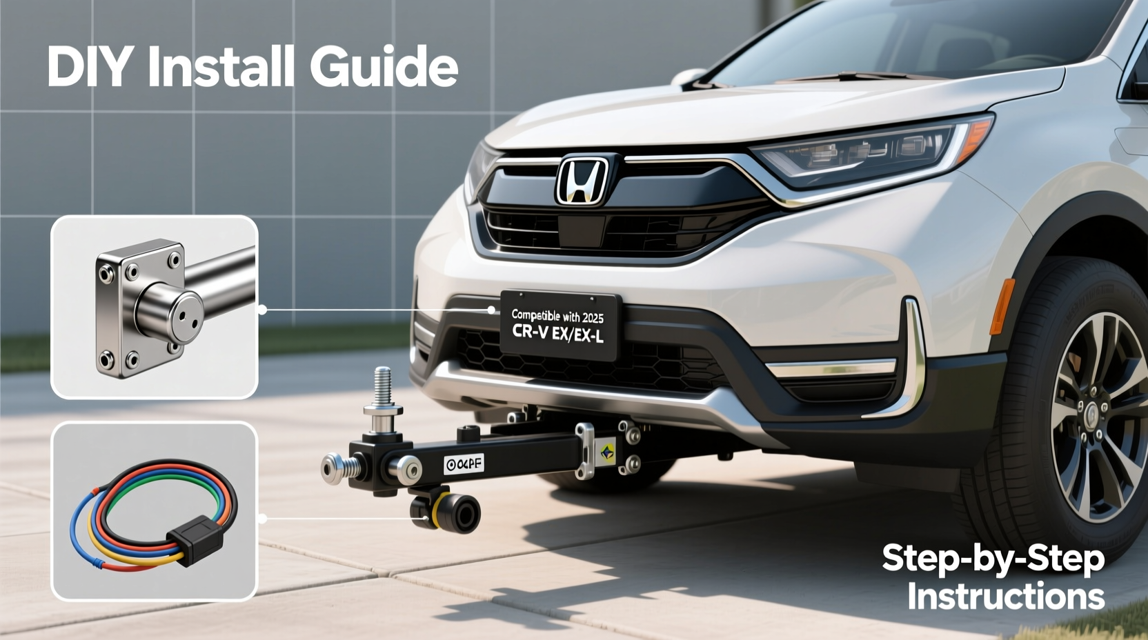 crv 2025 trailer hitch install