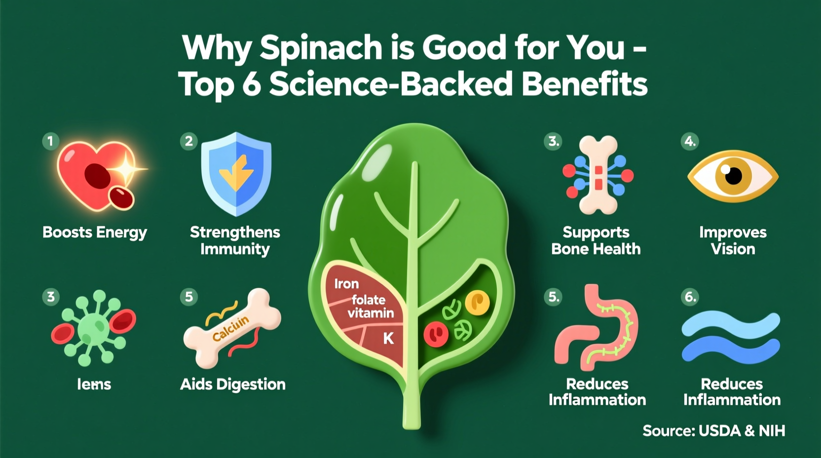 why is spinach good for you top health benefits explained