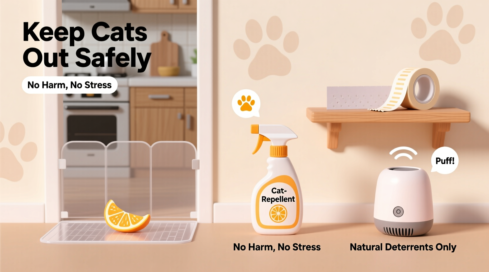 effective strategies to keep cats out of specific areas in your home without harm