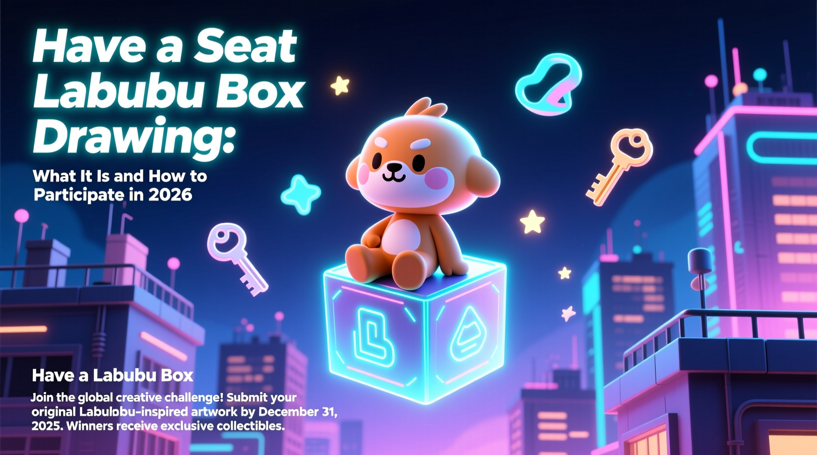 have a seat labubu box drawing