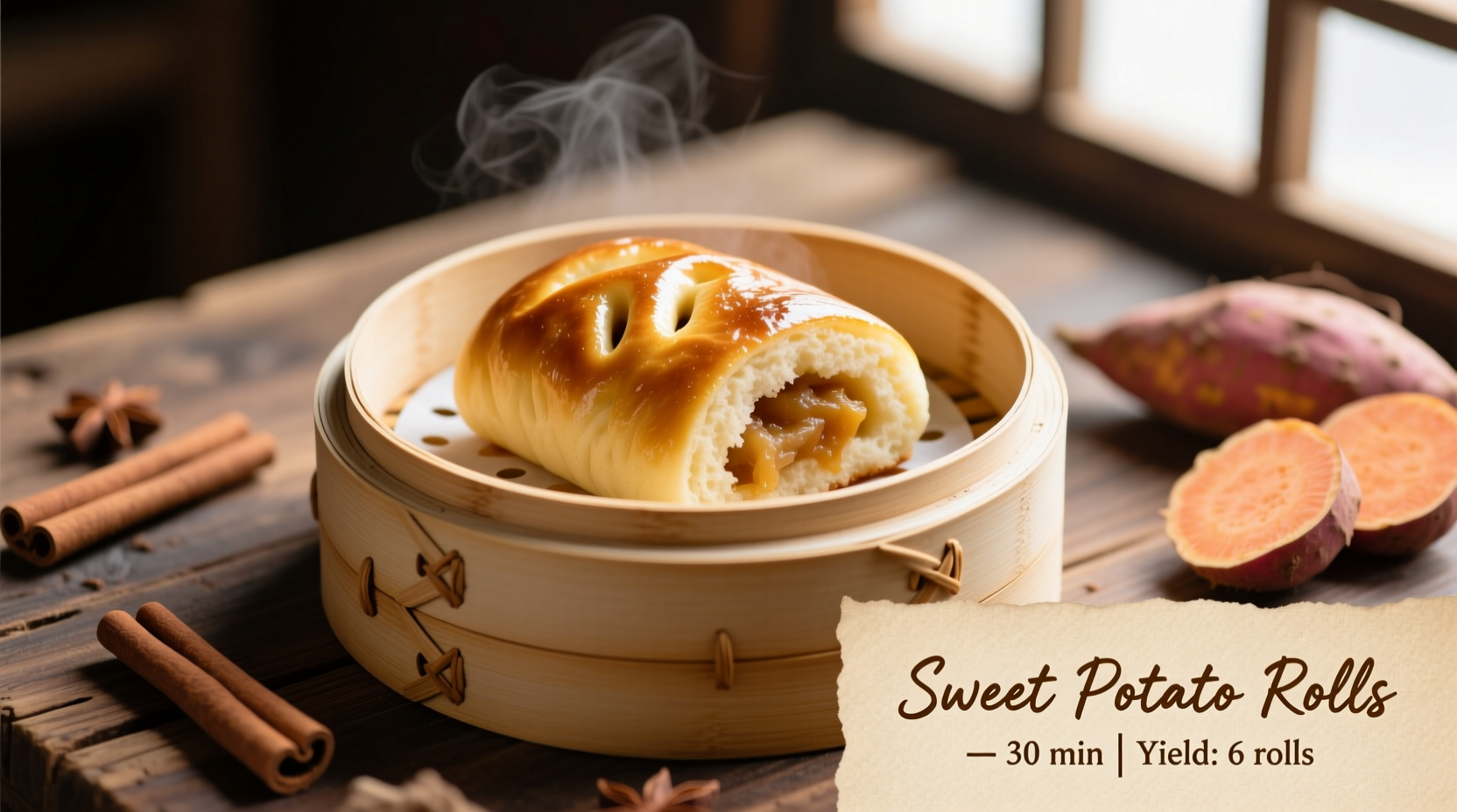 sweet potato rolls recipe
