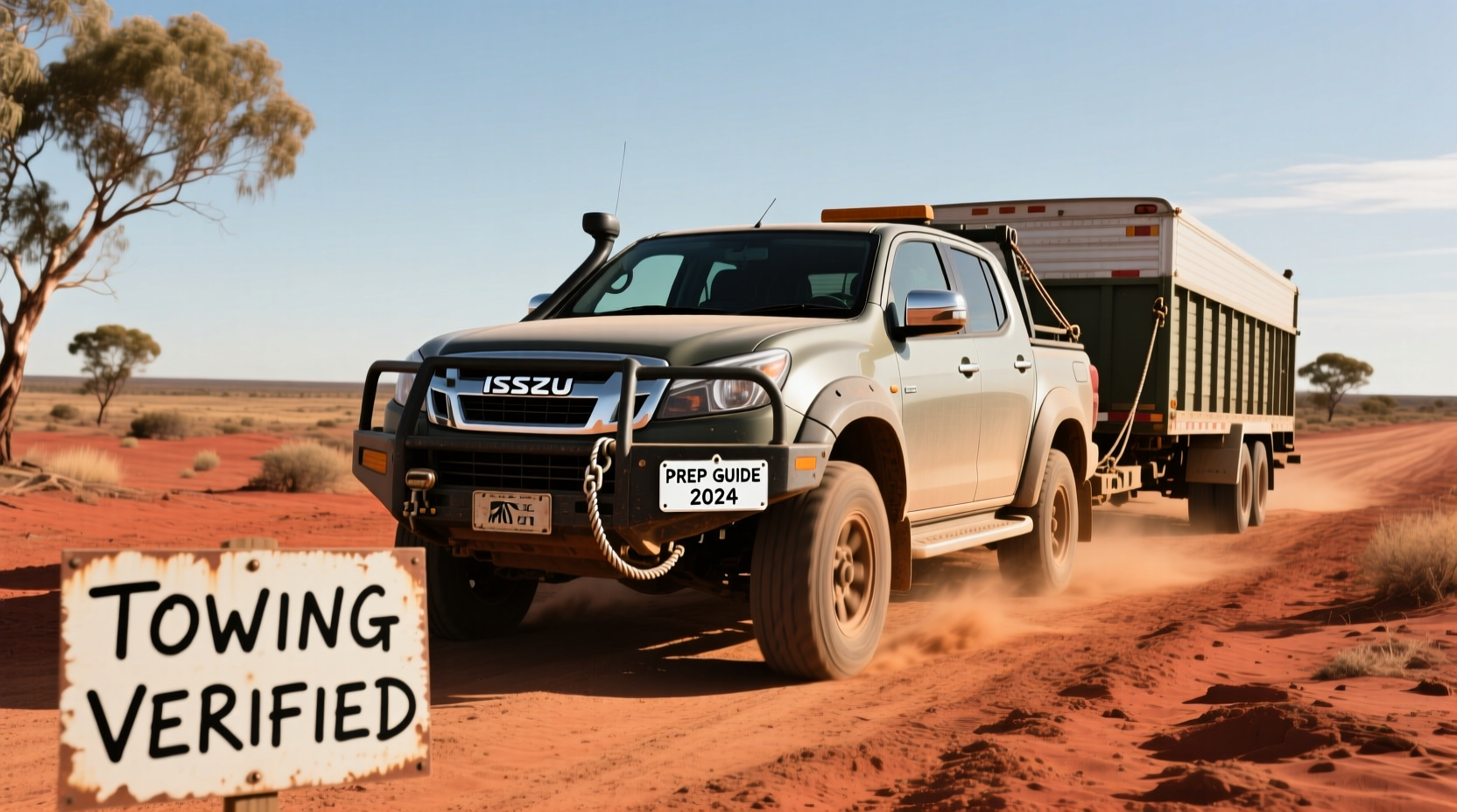 isuzu mux towing outback