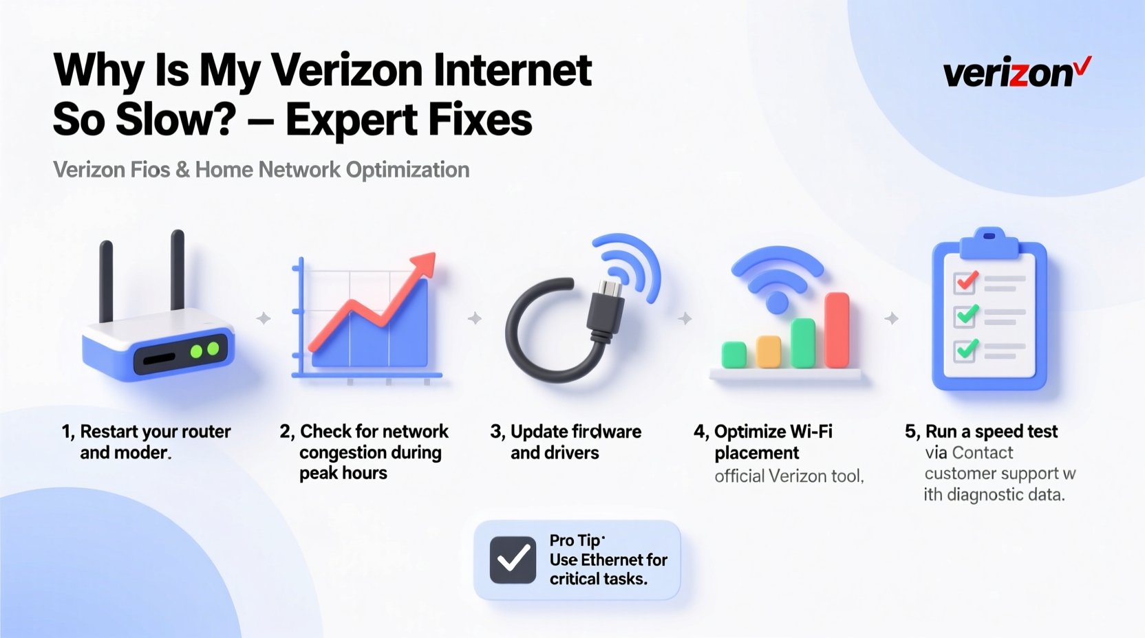 why is my verizon internet so slow troubleshooting tips