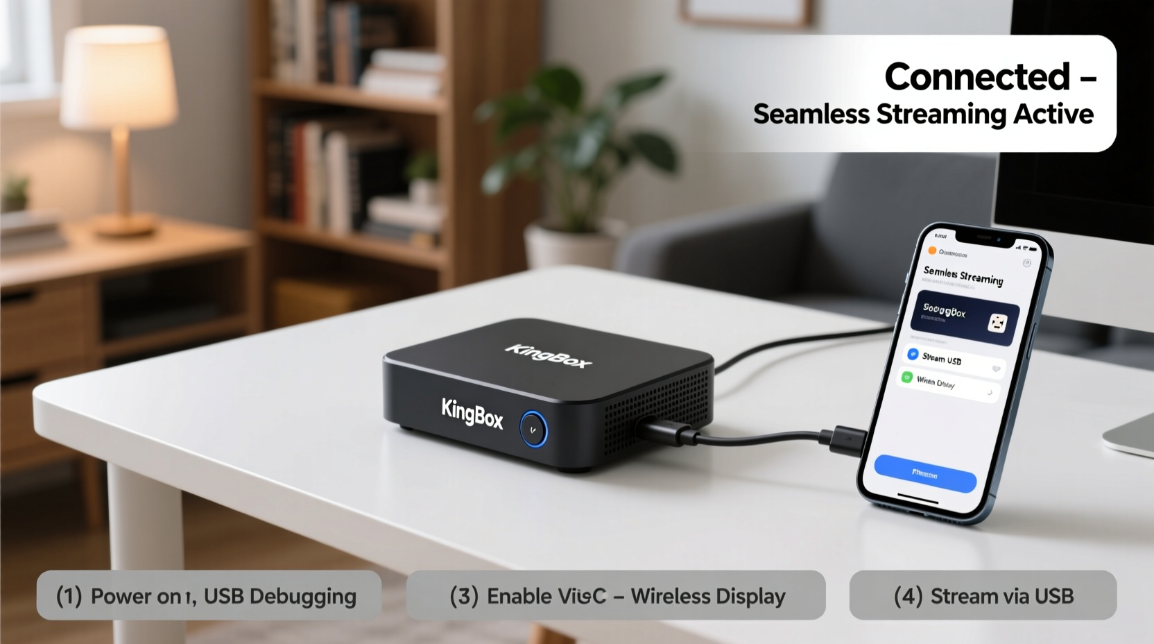 step by step guide how to connect your kingbox to a mobile phone for seamless streaming