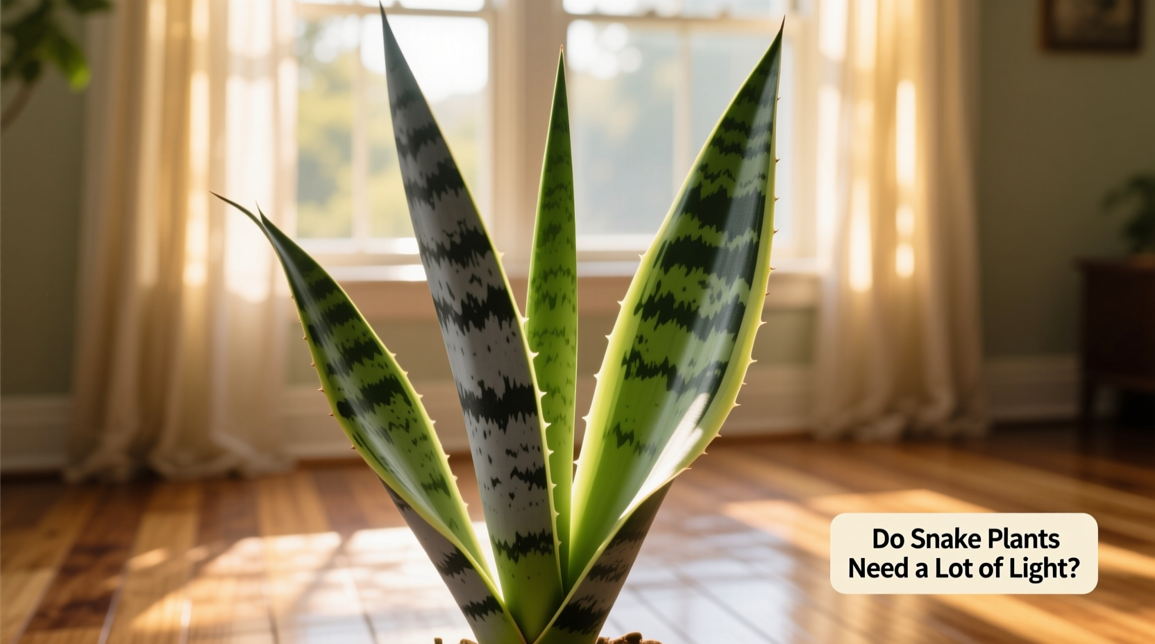 Do Snake Plants Need a Lot of Light?