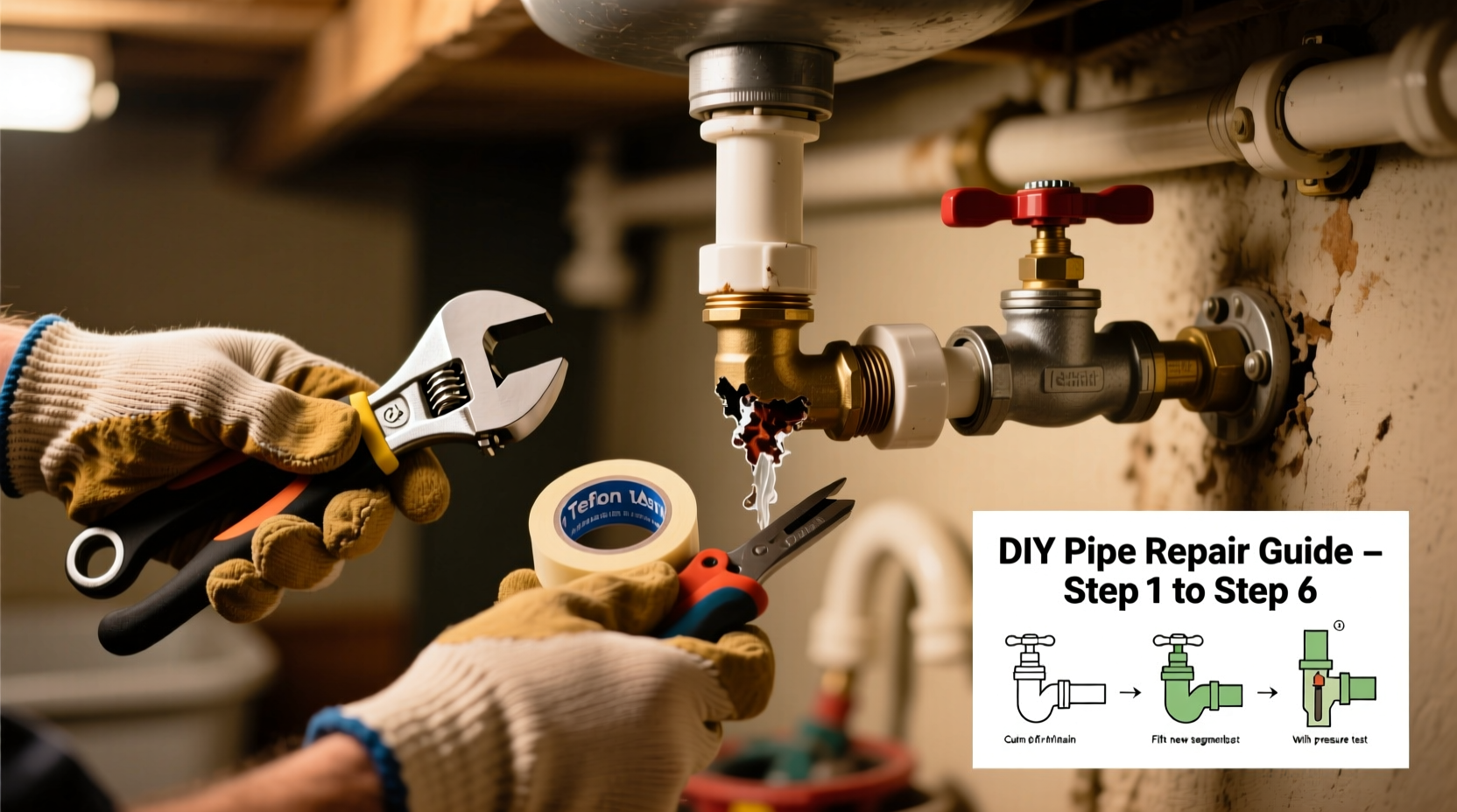 Essential Guide To Safely Repairing A Broken Pipe Step By Step Tips For