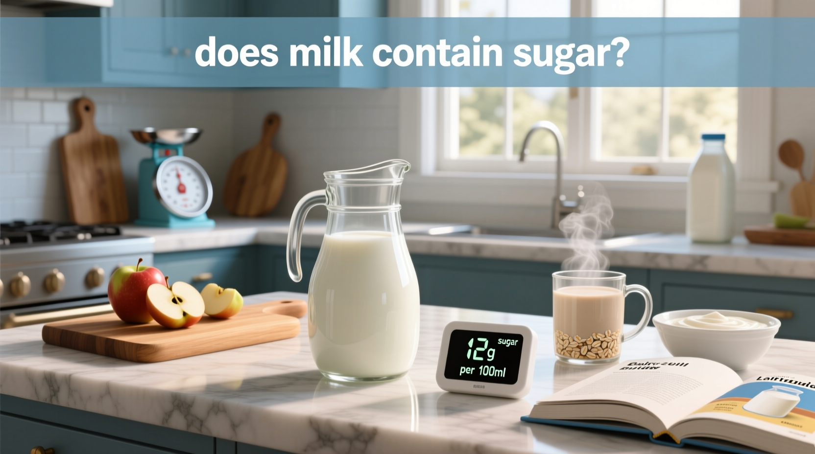 does milk contain sugar naturally