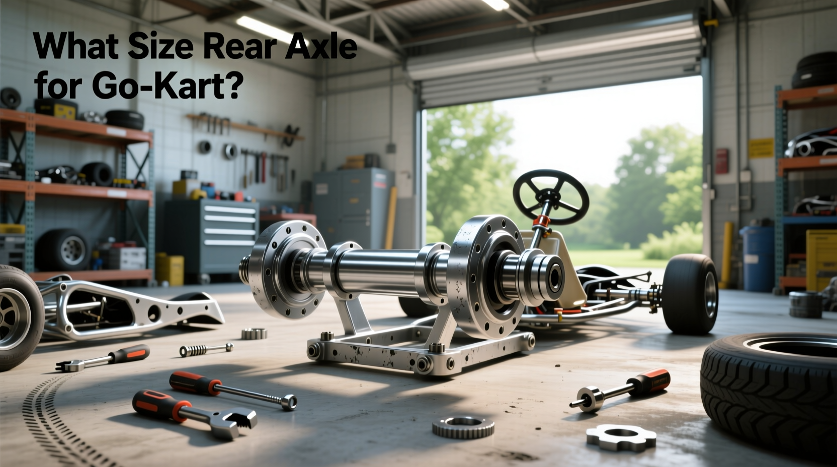 How to Choose Rear Axle for Go Kart, What Size? Buying Guide