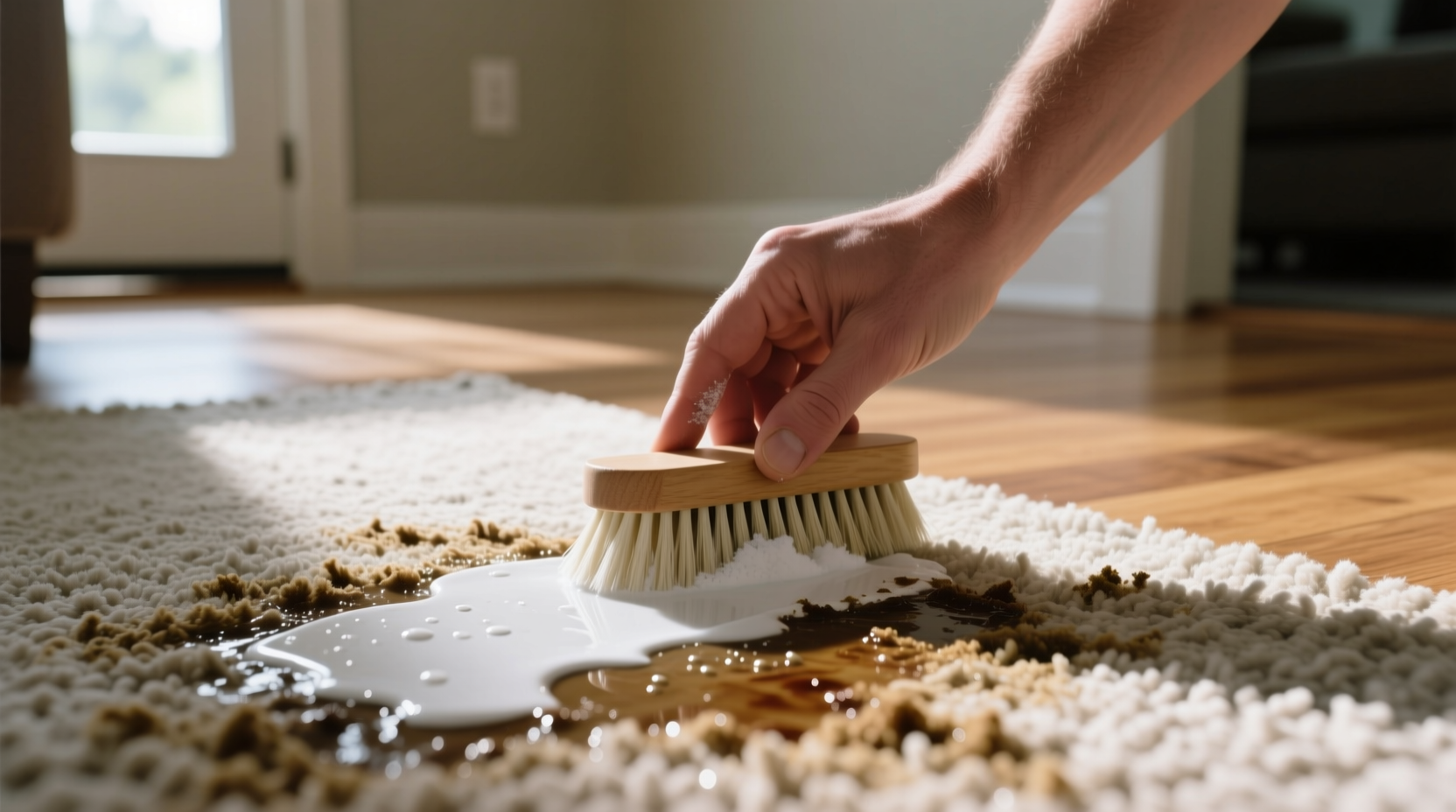 how to get acrylic paint out of carpet