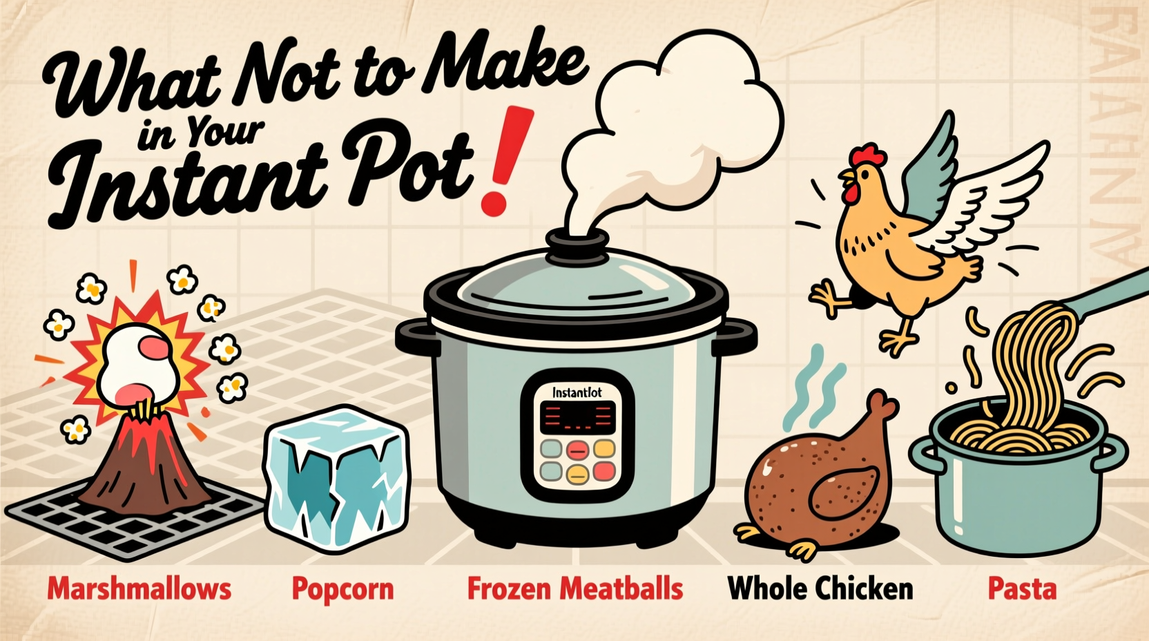 what not to make in your instant pot