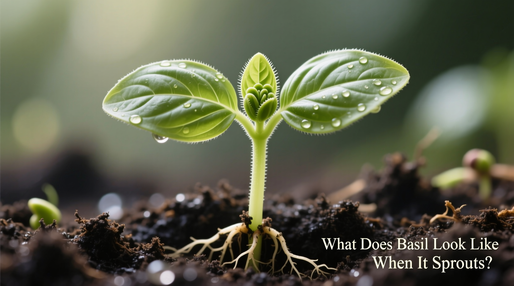 What Does Basil Look Like When It Sprouts?