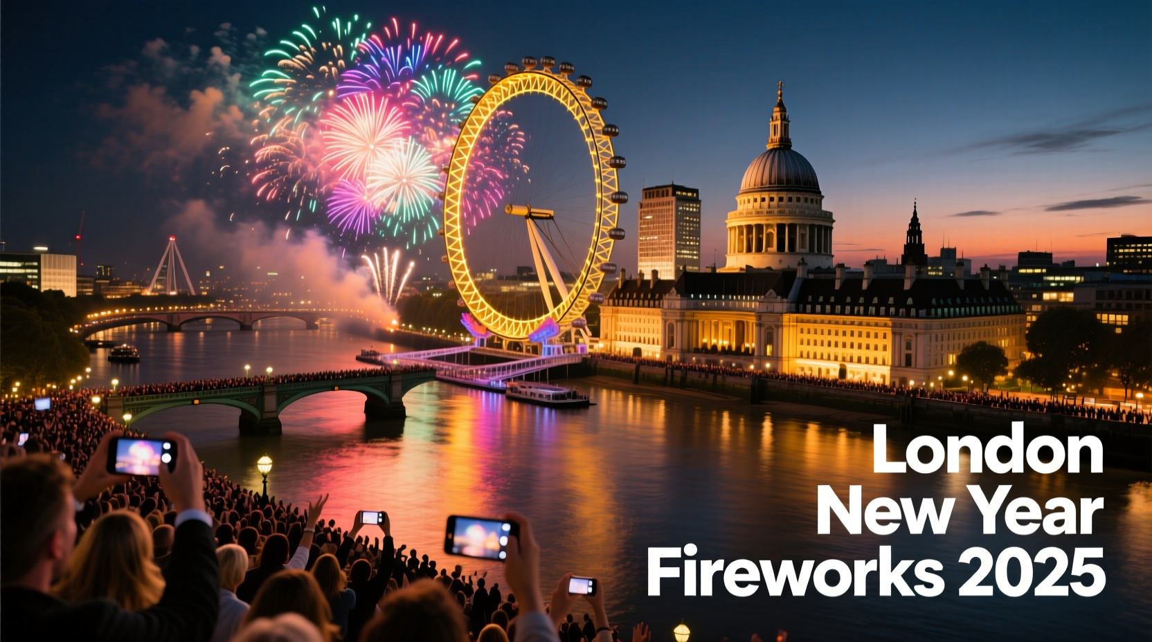 when is london new year fireworks