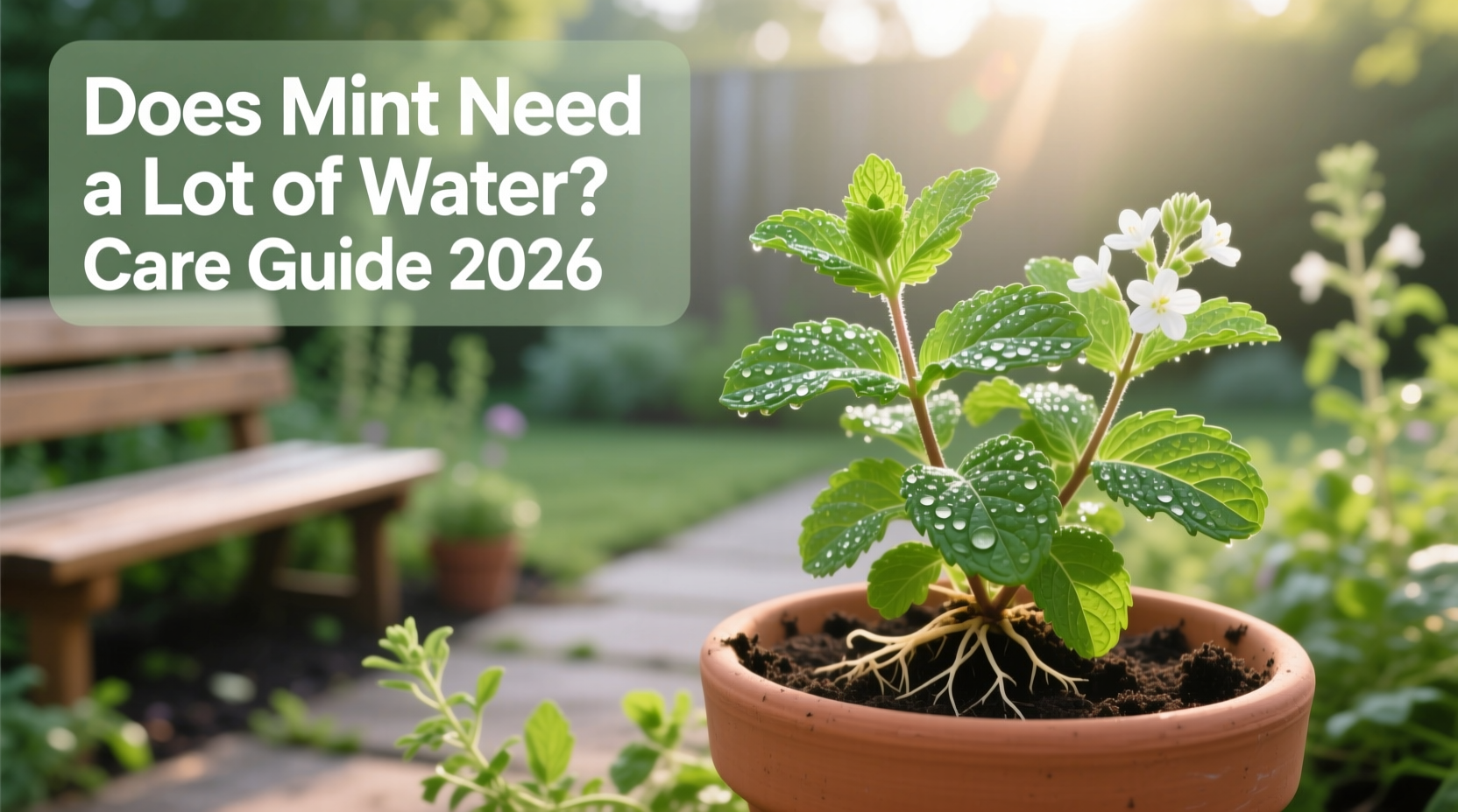 does mint need a lot of water