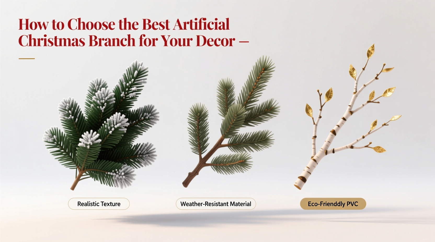 How to Choose the Best Artificial Christmas Branch for Your Decor