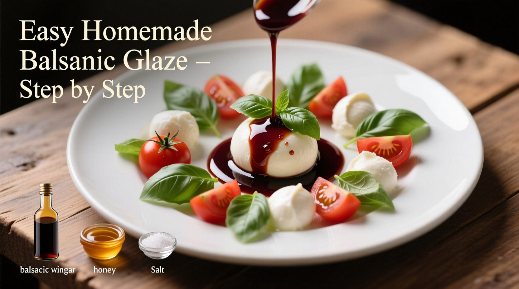 easy homemade balsamic glaze for a perfect caprese salad step by step guide and tips