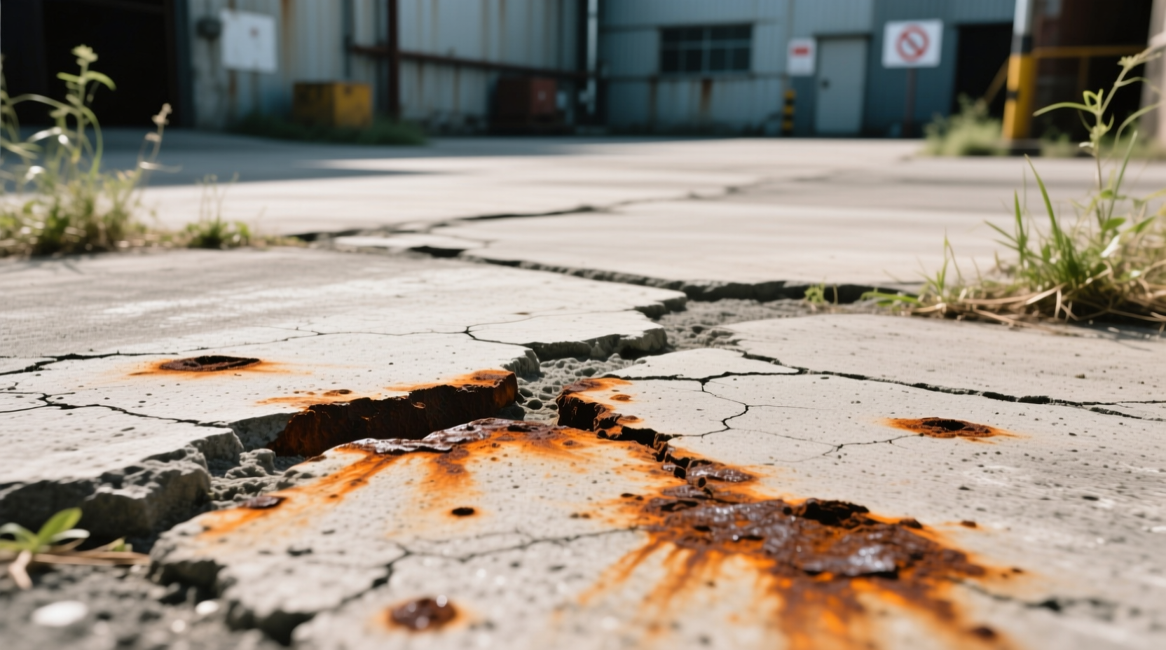 how to remove rust stains from concrete