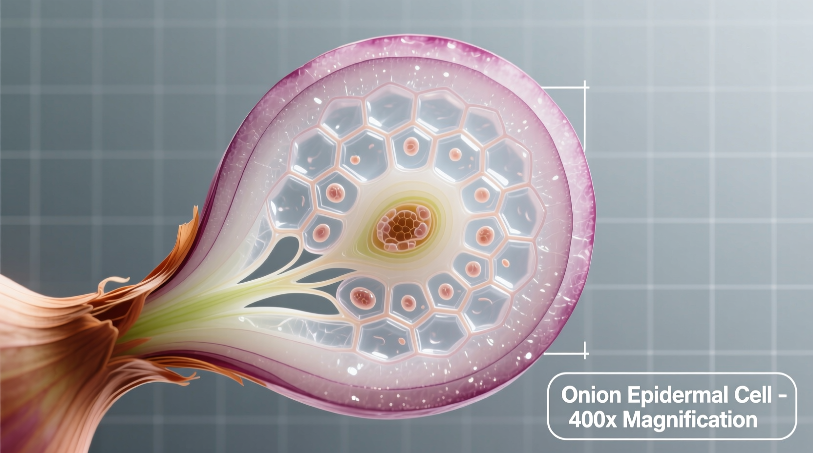 Onion Under Microscope: Cellular Structure Revealed