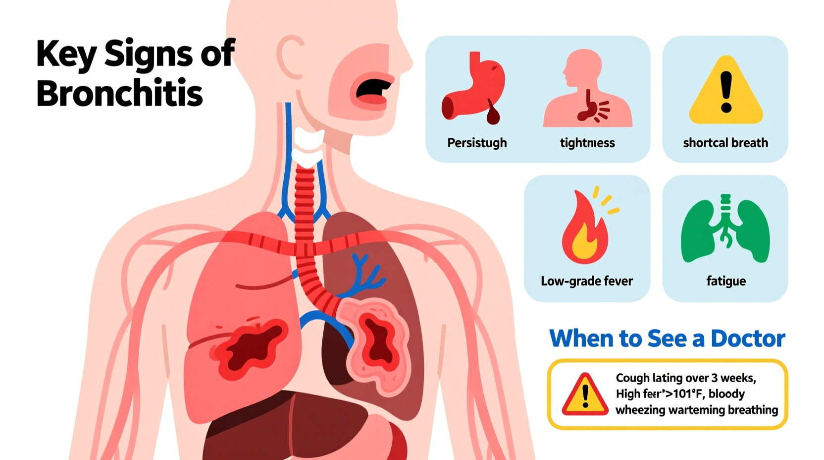 how to identify bronchitis key signs and when to see a doctor