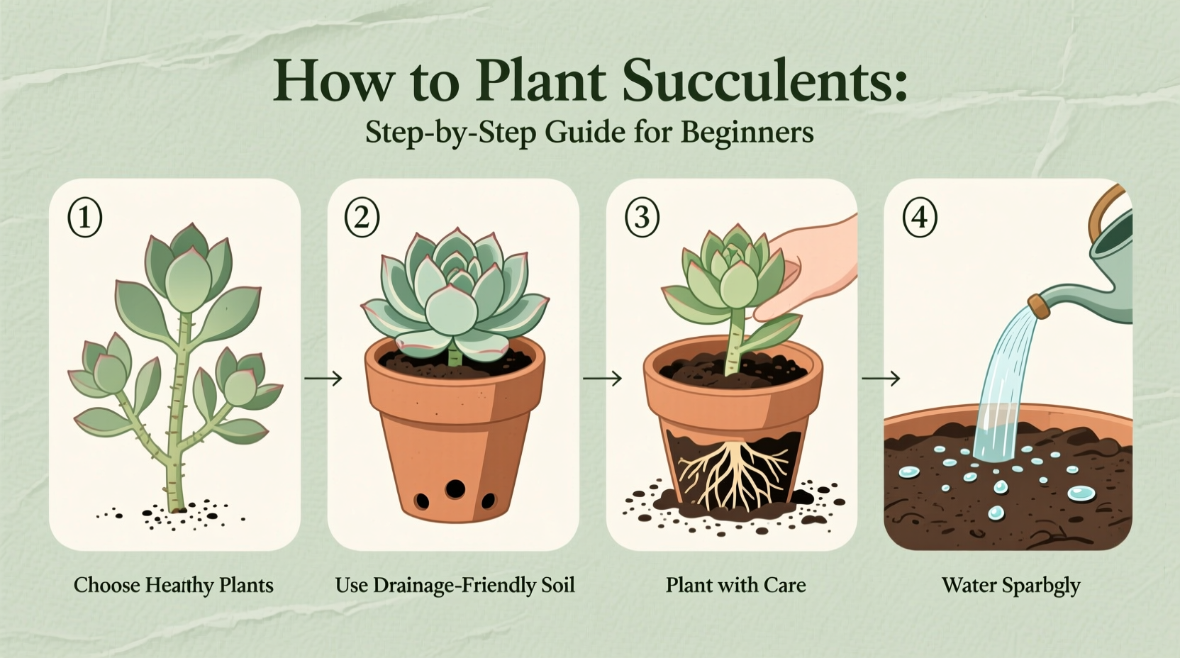 How to Plant Succulents: Step-by-Step Guide for Beginners