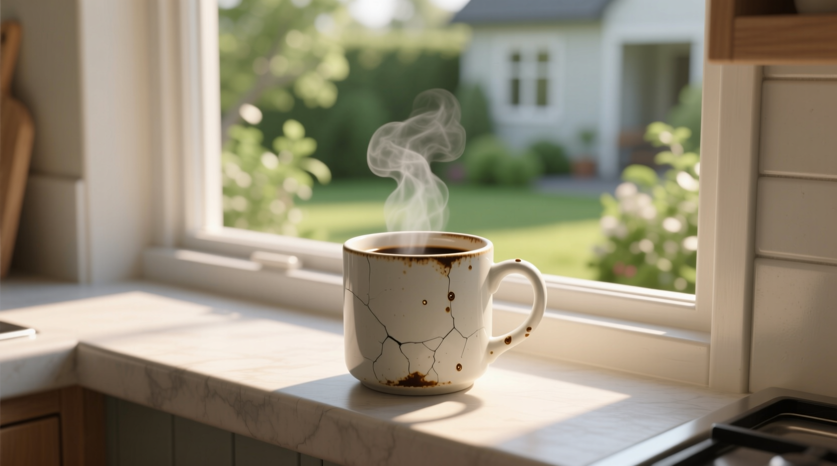 you dont need to wash your coffee mug every day