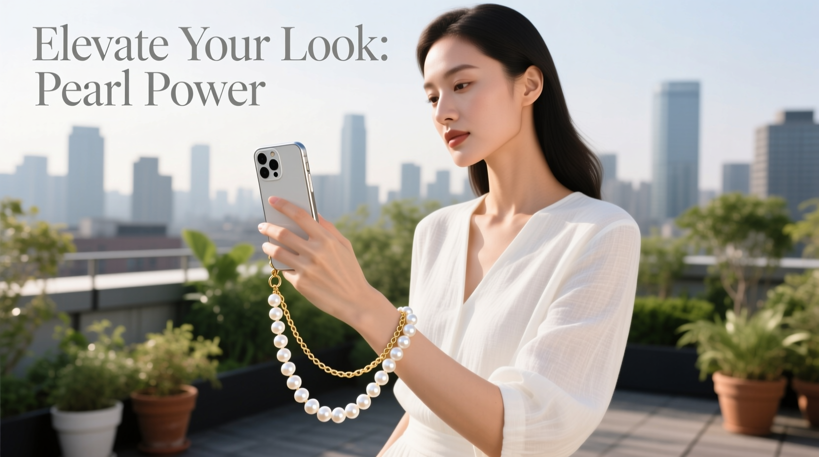 styling tips how to elevate your look with a pearl phone case strap