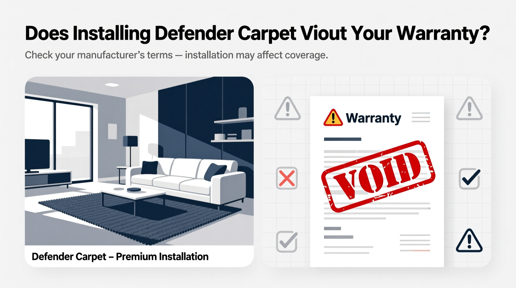 install defender carpet warranty