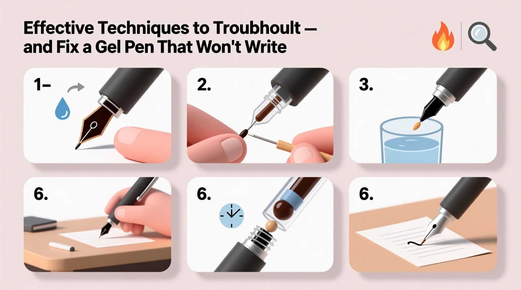 Effective Techniques To Troubleshoot And Fix A Gel Pen That Wont Write