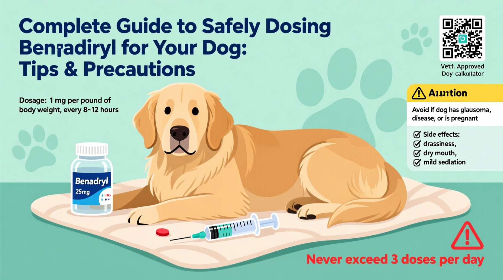 a complete guide to safely dosing benadryl for your dog tips and precautions