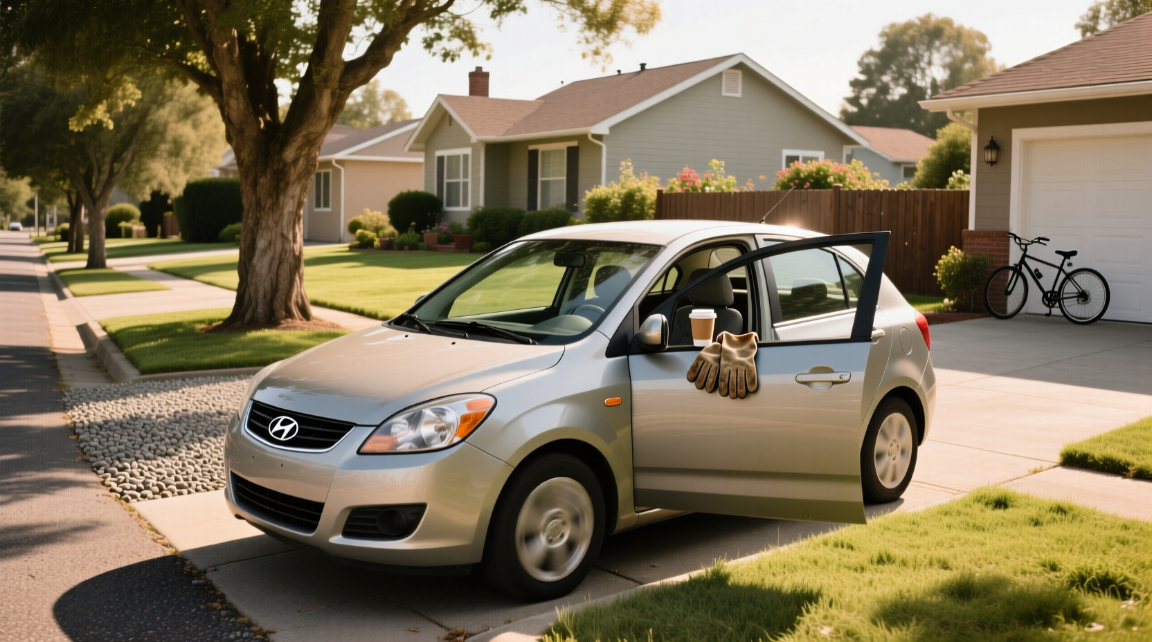 2009 Hyundai Accent SE hatchback front angle