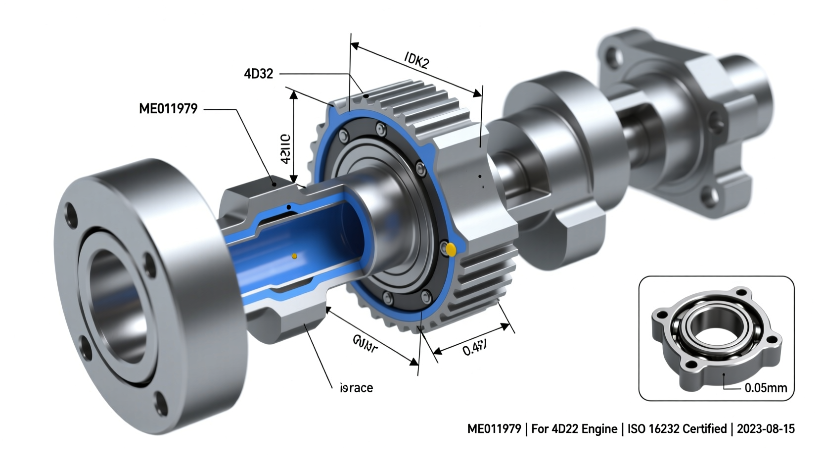 How to Choose the Right Camshaft Bearing ME011979 for 4D32 Engine