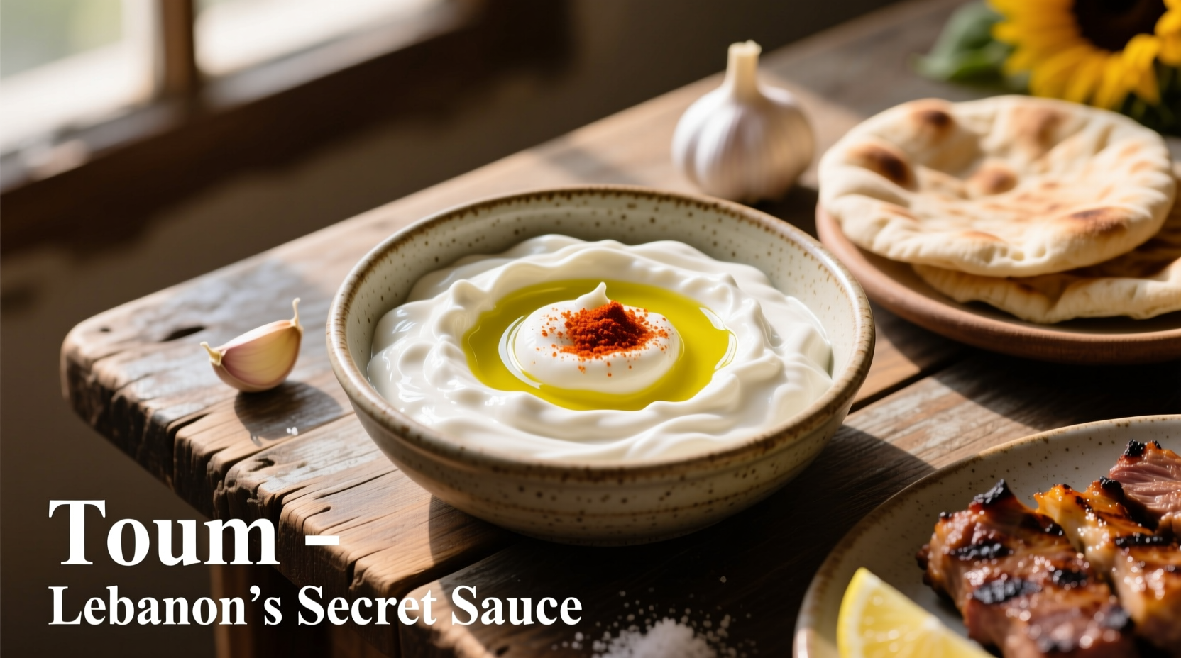 Authentic Lebanese Garlic Sauce Recipe: Creamy Toum in 15 Min