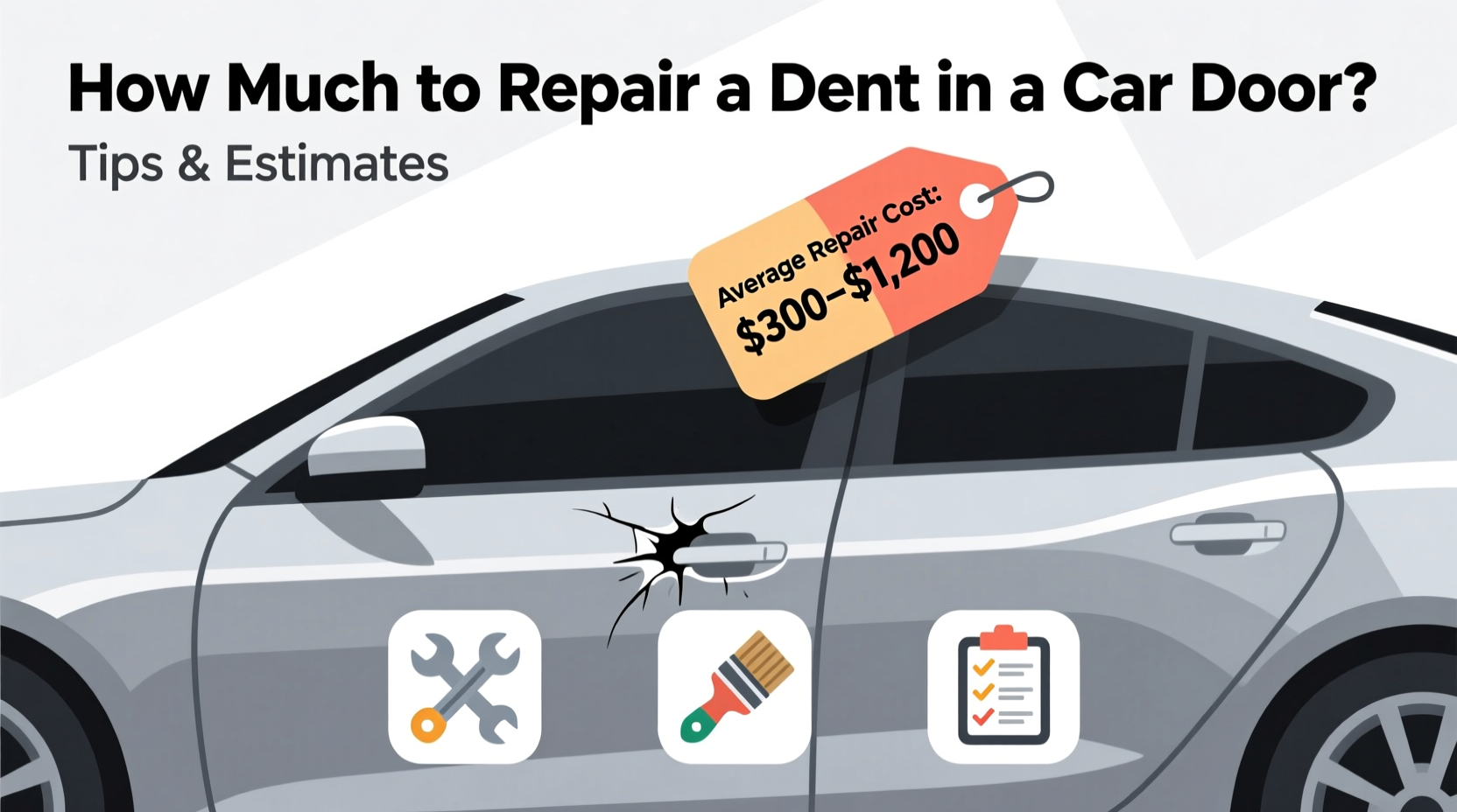 how much to repair dent in car door