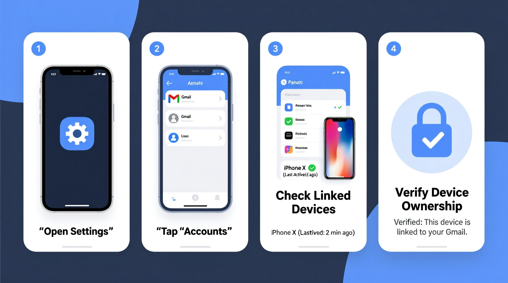 how to identify a mobile phone linked to your gmail account step by step guide