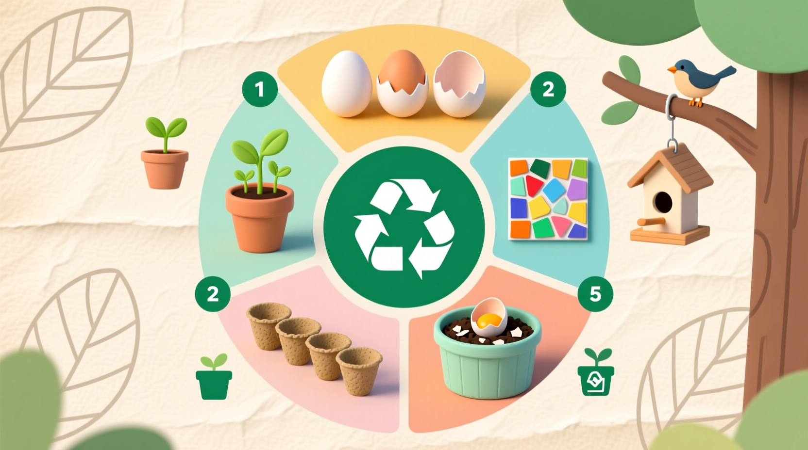 best ways to reuse eggshells