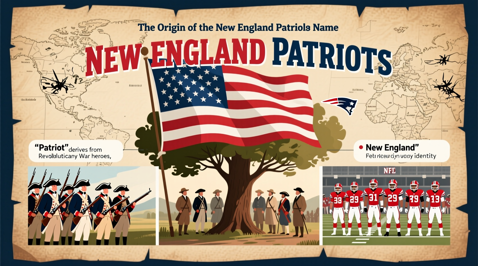 why are they the new england patriots name origin explained