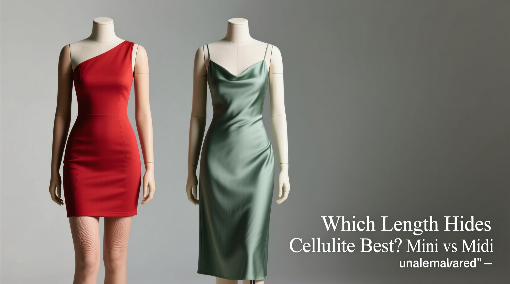 mini dress vs midi dress which length hides the most cellulite