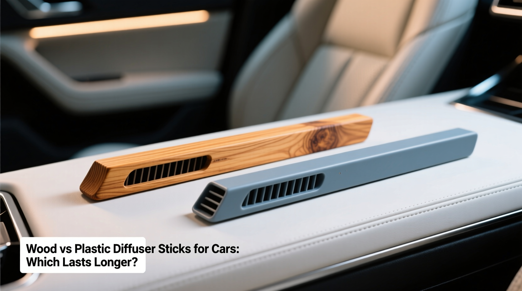 wood vs plastic diffuser sticks car