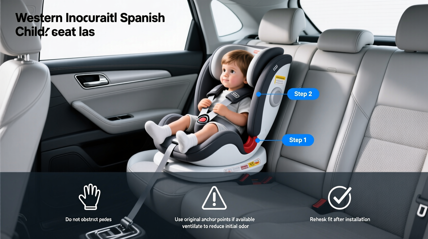 child car seat law spain