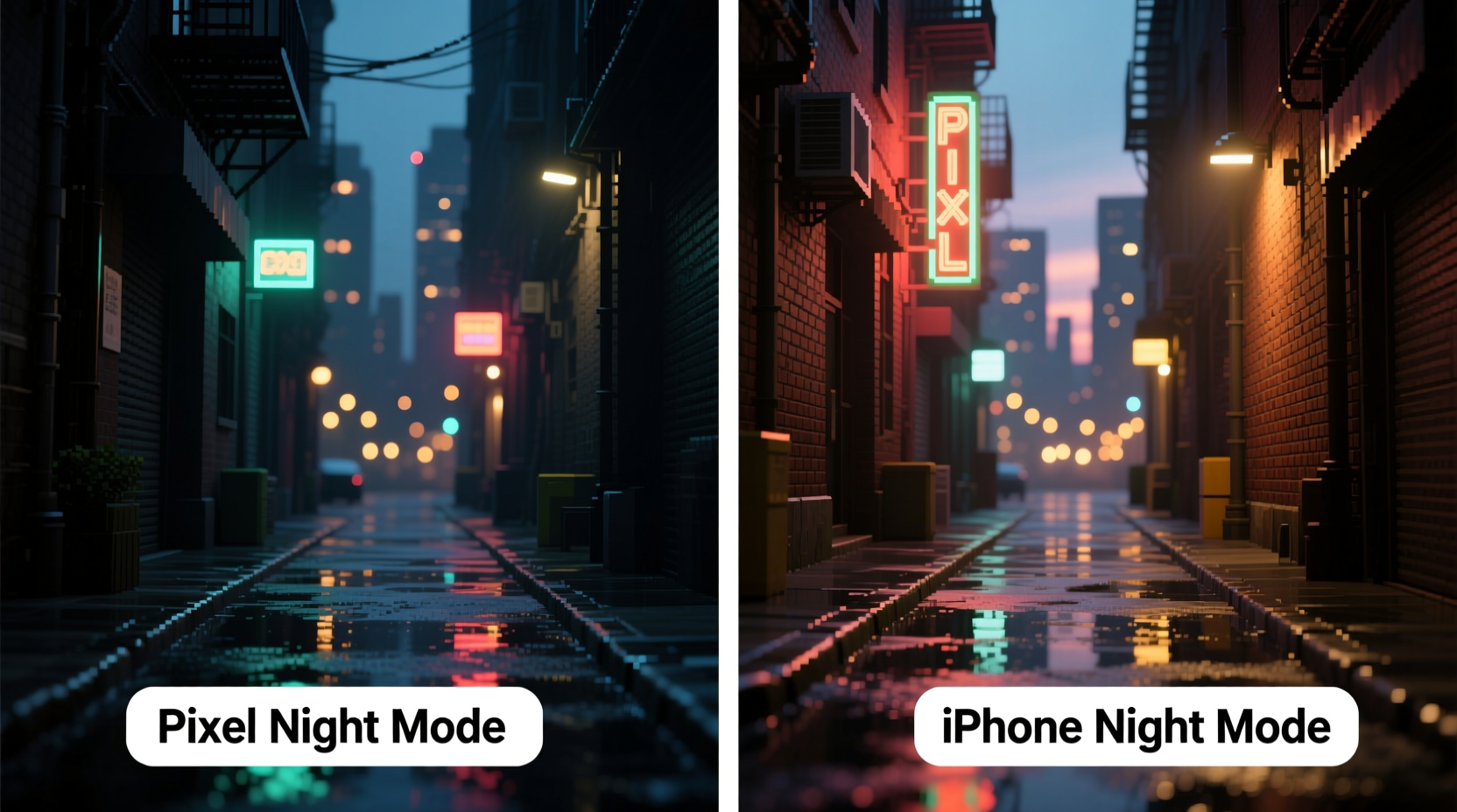 pixel night mode vs iphone is the hype real or does one actually win