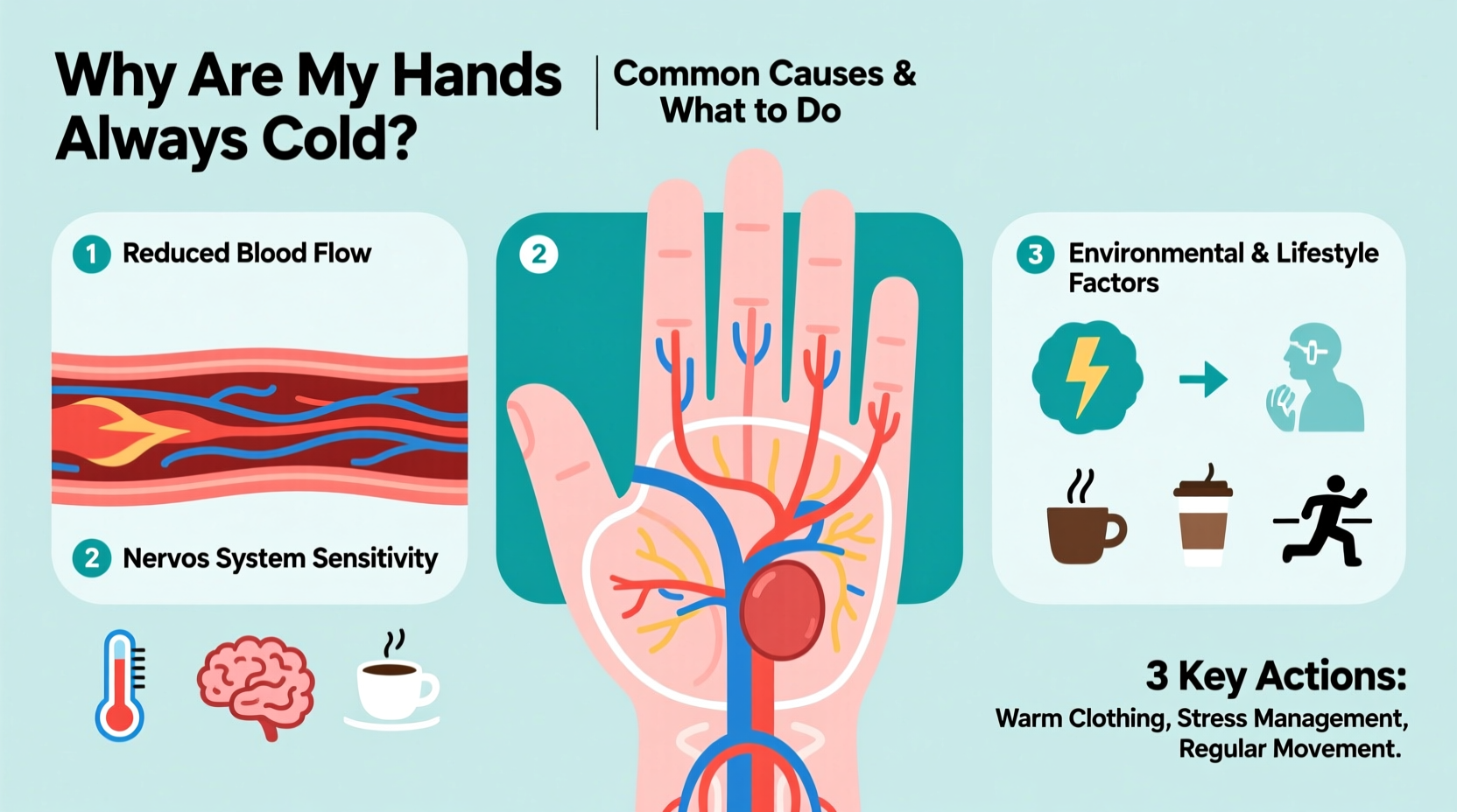 why are my hands always cold common causes what to do 3