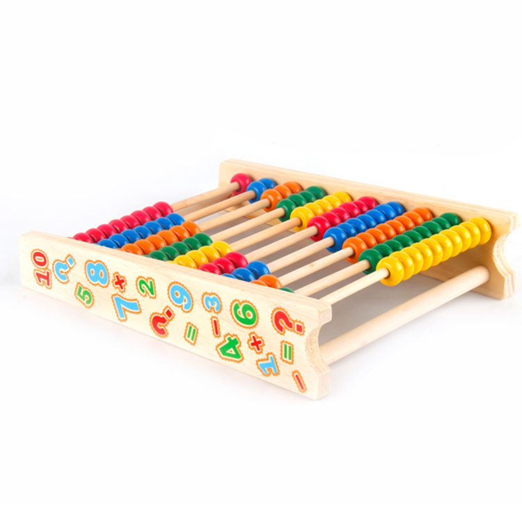 Amazon Best Selling Colorful Calculating Frame Toy New Design Developing Kids Math Operating Ability Wooden Educational Toys