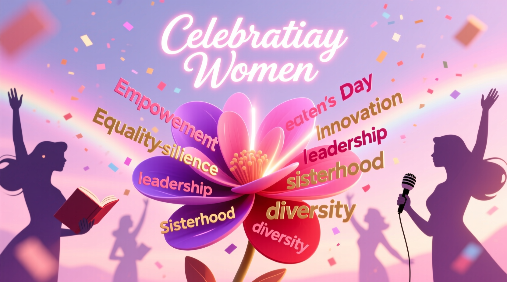 womens day word cloud