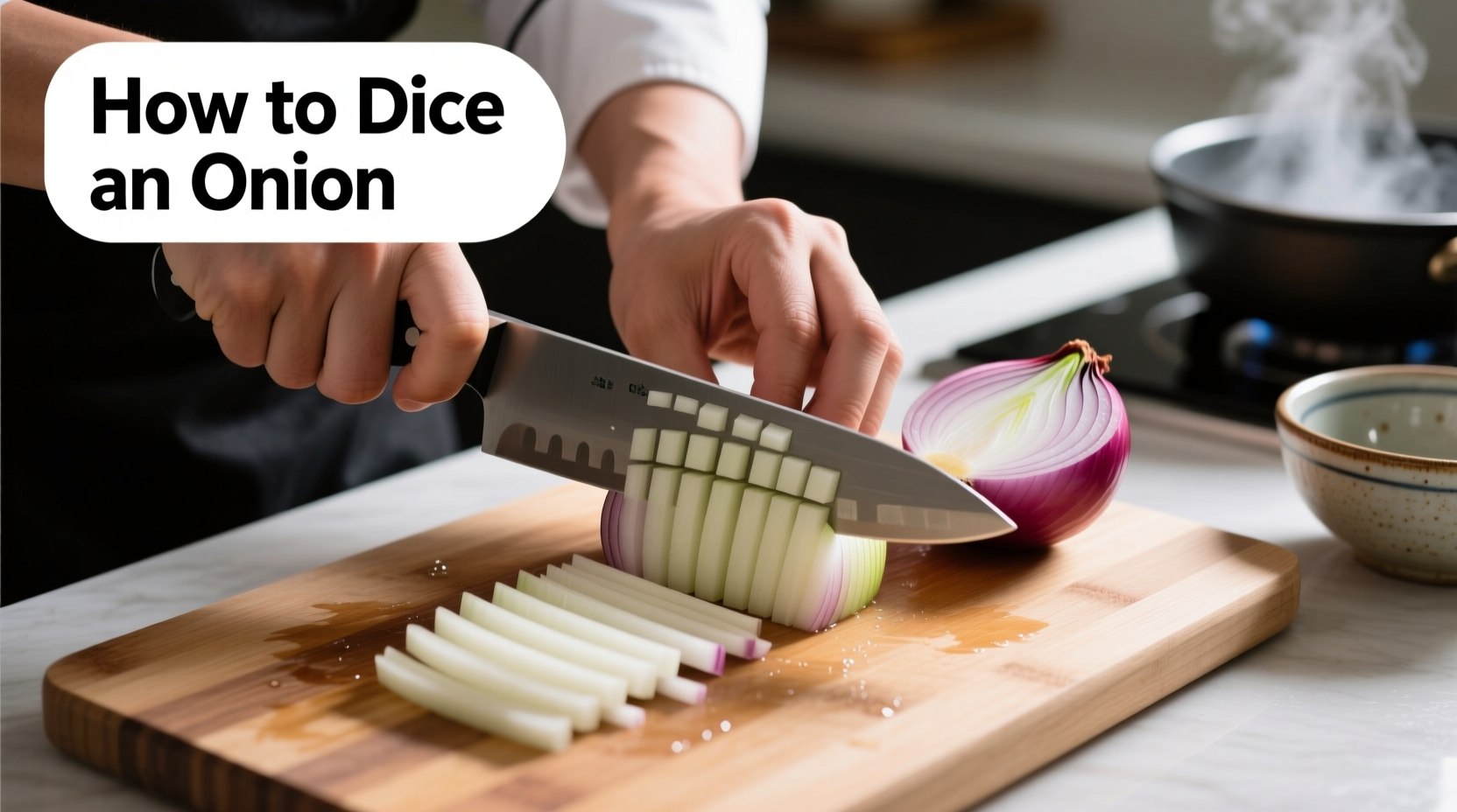how do you dice an onion