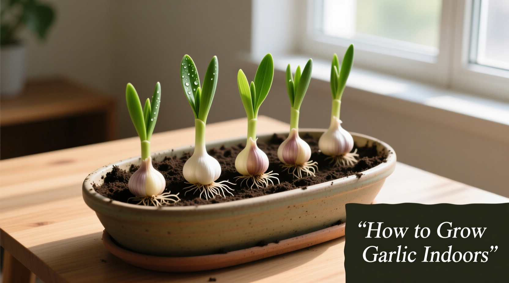 How to Grow Garlic Indoors: Complete Step-by-Step Guide
