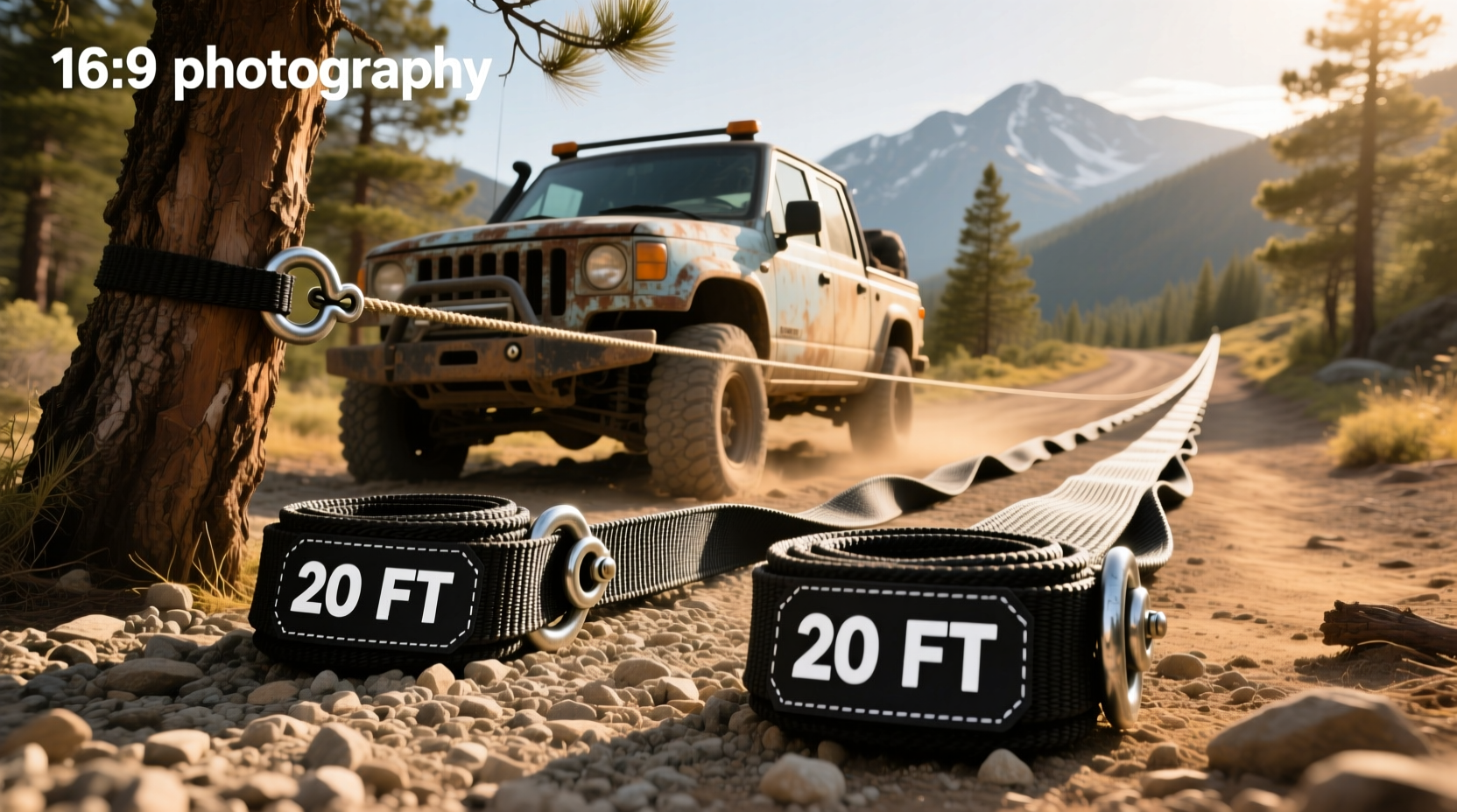 20 vs 30 ft recovery strap which for your 20 ton tow 