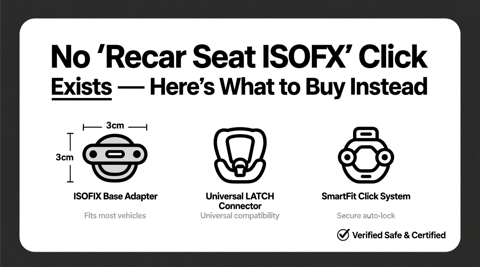 recar seat isofix click