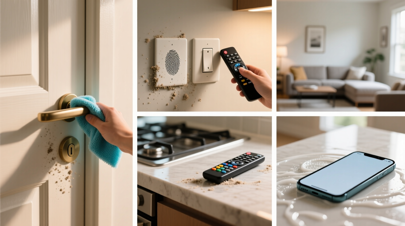 how to clean your homes most touched areas